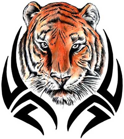 Tiger09 Tigers Home Tattoo Designs