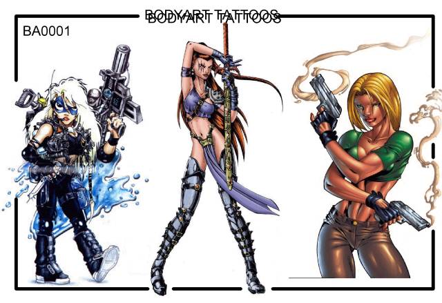 Bodyart Tattoos Ba0001