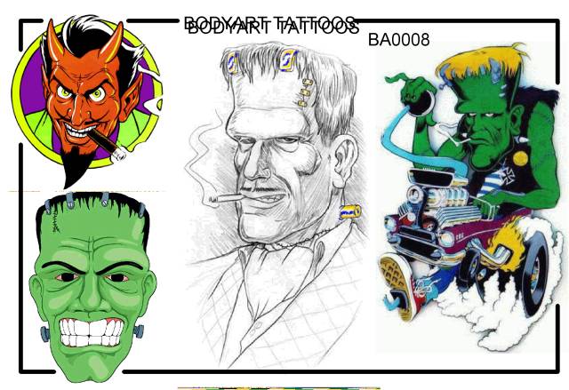 Bodyart Tattoos Ba0008