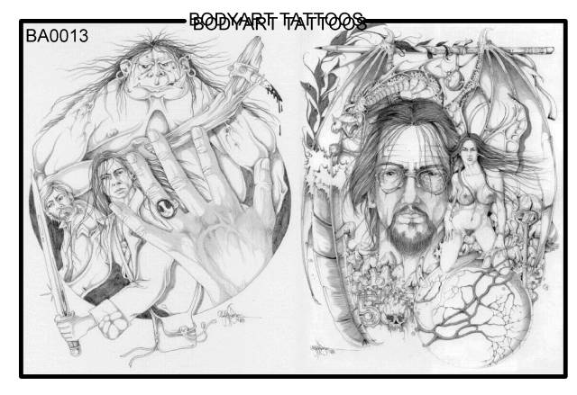 Bodyart Tattoos Ba0013