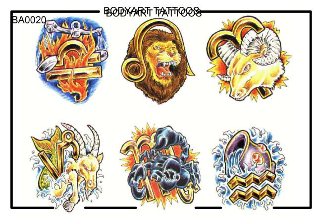 Bodyart Tattoos Ba0020