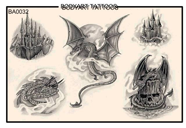 Bodyart Tattoos Ba0032