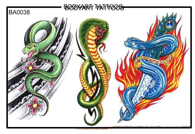 Bodyart Tattoos Ba0038