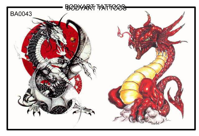 Bodyart Tattoos Ba0043