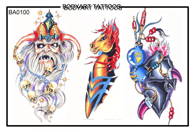 Bodyart Tattoos Ba0100