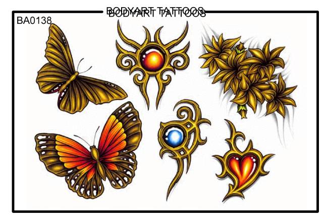 Bodyart Tattoos Ba0138