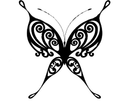 The last of my Tattoos Drawings is this beautiful Butterfly Tattoo