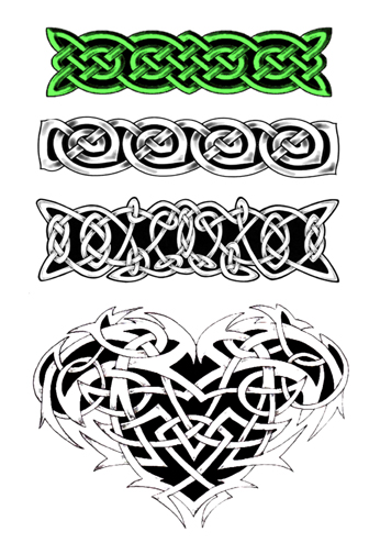 Celtic Knot Band Tattoo Designs