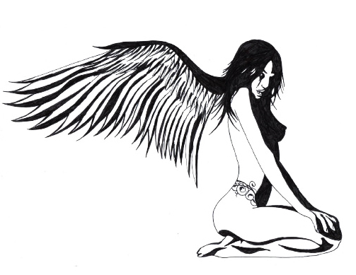 Angel Tattoo Designs Stencils