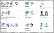 Japanese Kanji Symbols 003
