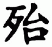 Japanese Kanji Symbols Danger